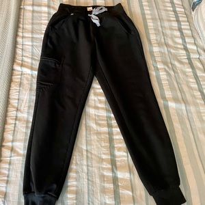 Figs Zamora Jogger black scrub pants - XS